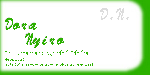 dora nyiro business card